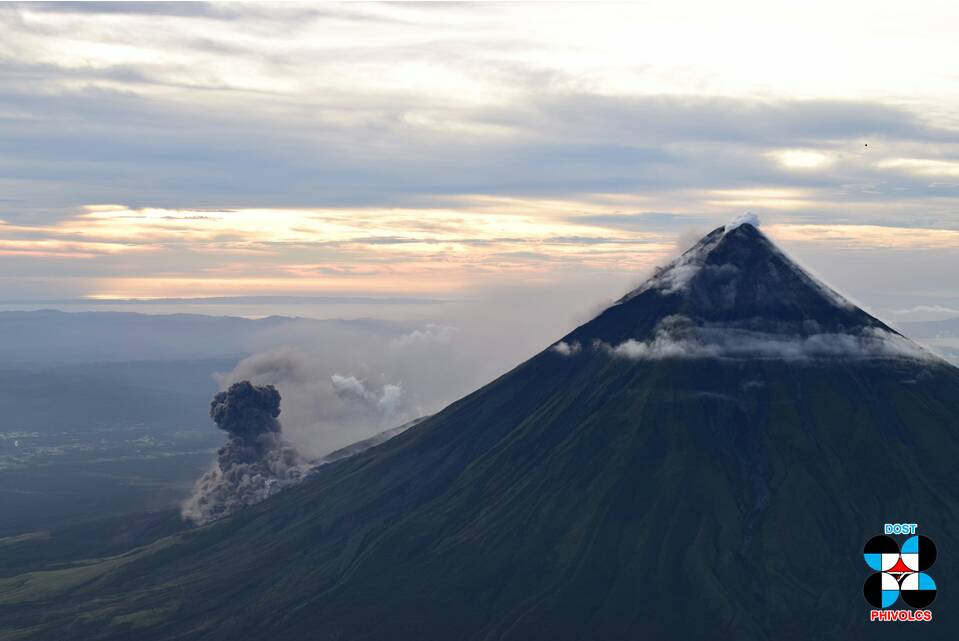 PHOTOS: Mayon Volcano Crater Aerial Inspection January 17, 2018