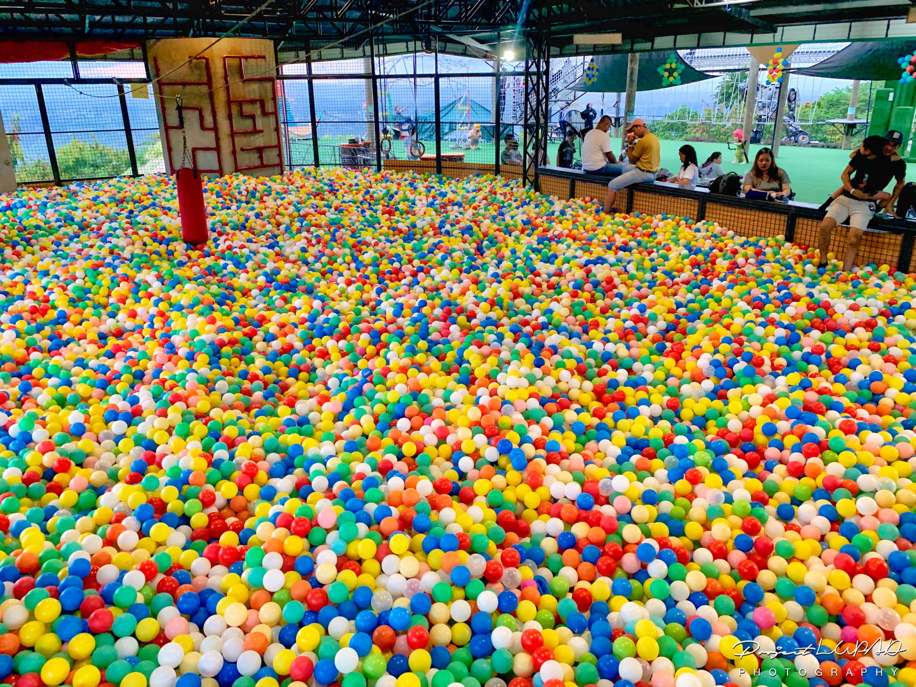 Largest Outdoor Ball Pit in the Philippines at Larry's Hill in Amaya View