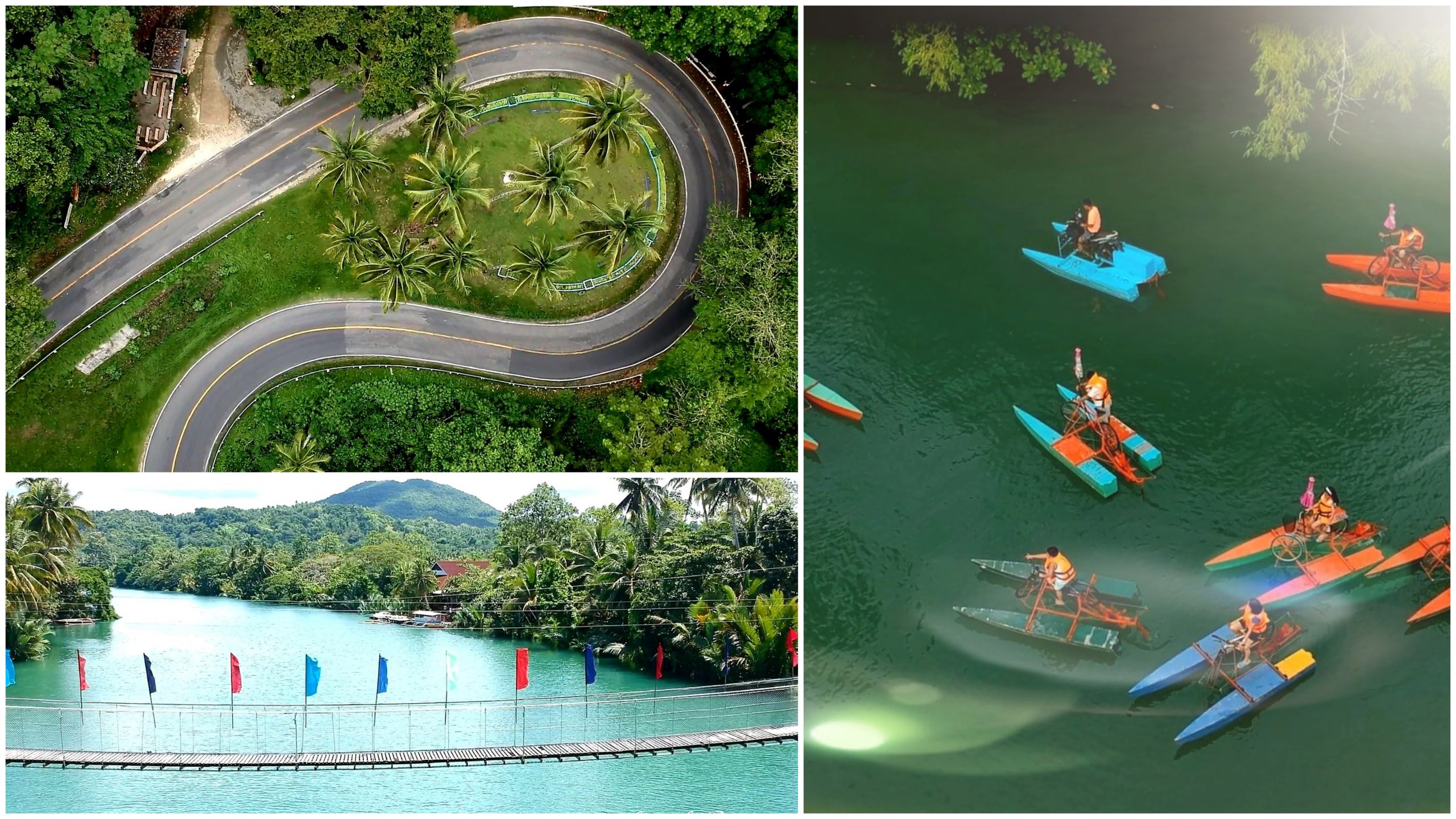 Explore the Wonderful Tourist Spots of Loboc in Bohol Aerial View