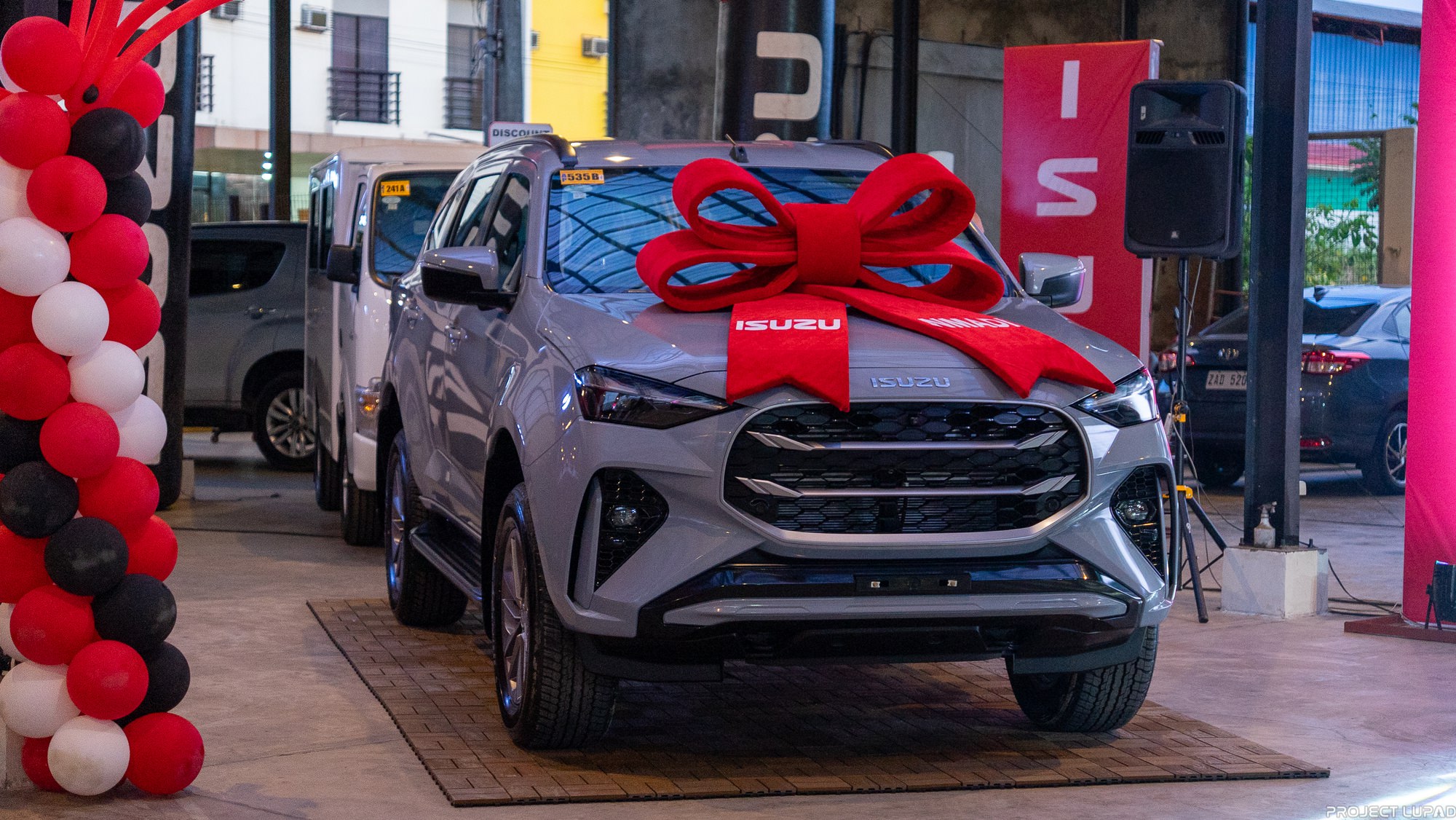 The 2025 Isuzu mu-X at its reveal in Cagayan de Oro, shot for this Isuzu case study by Project LUPAD