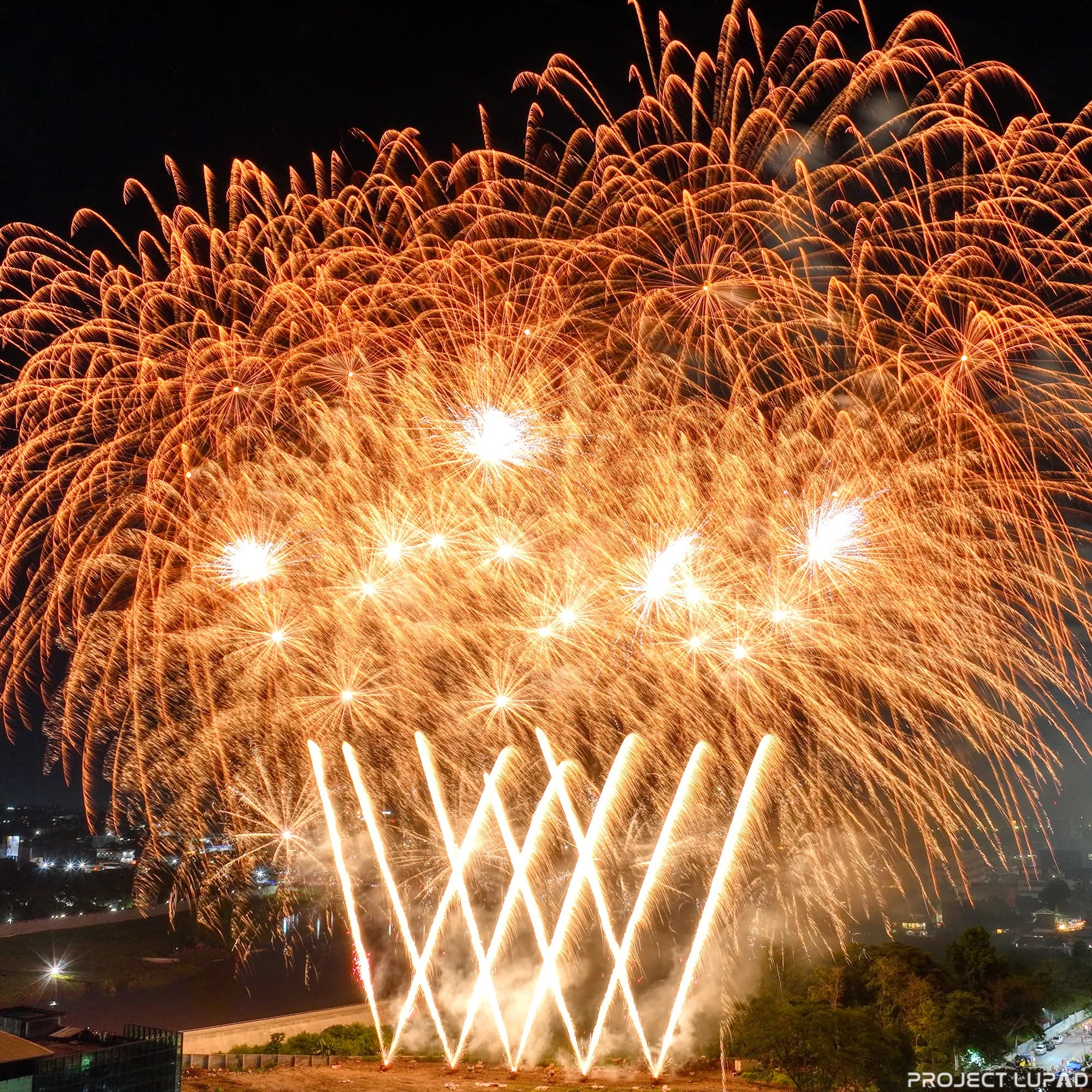 Higalaay Festival 2024 Pyro Musical fireworks over Cagayan de Oro, by Project LUPAD