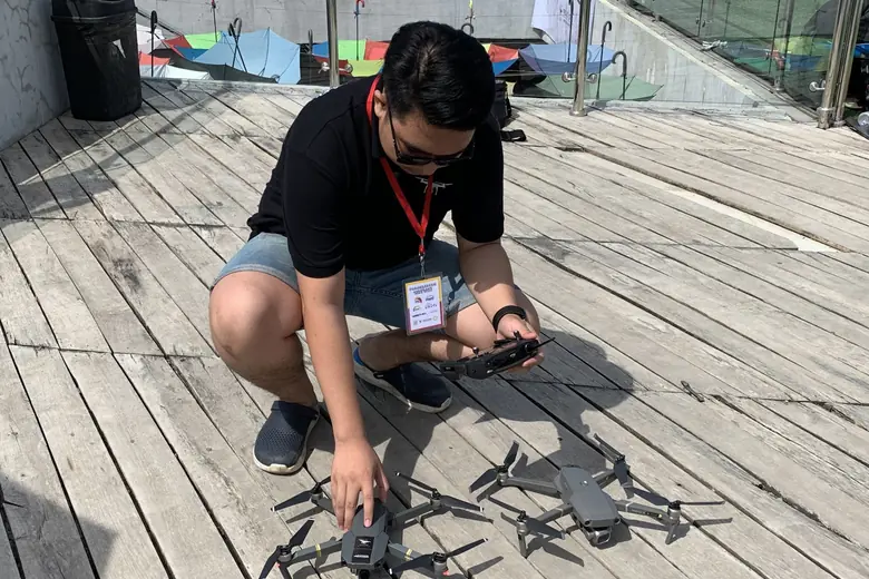 Project LUPAD crew: Drone prep