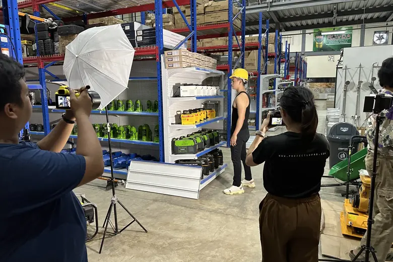 Project LUPAD crew: Product shoot