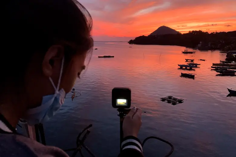 Project LUPAD crew: Golden hour