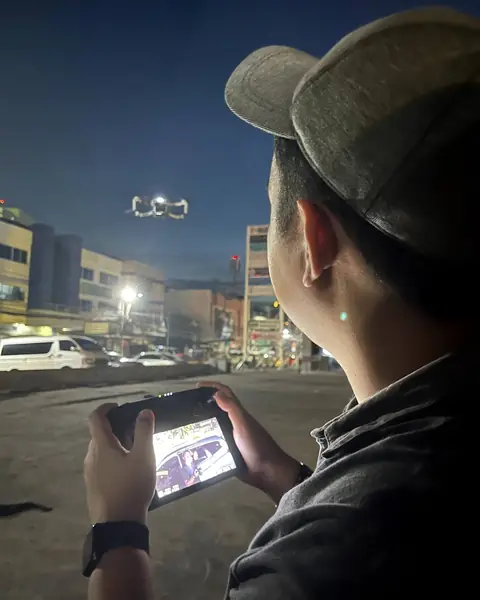 Project LUPAD crew: Night flight